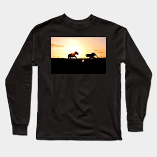 Italian Spinone Sunset Playtime Long Sleeve T-Shirt